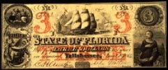 Florida three-dollar bill