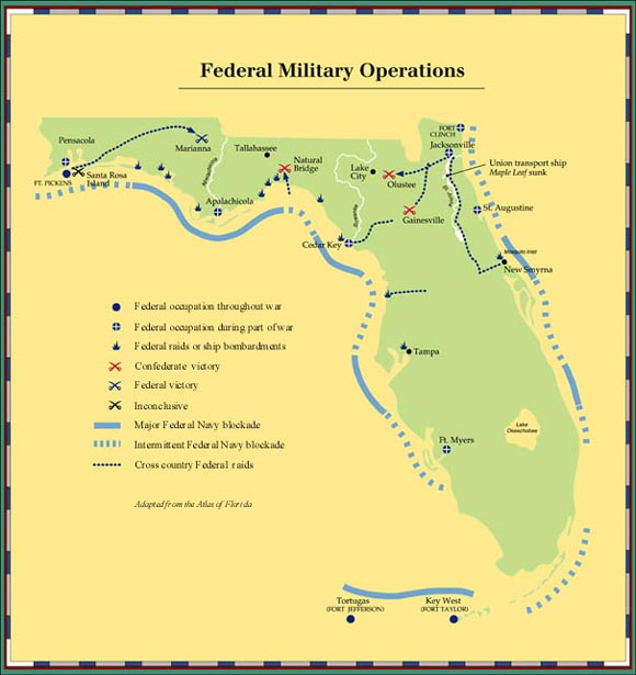 Federal Military Operations map