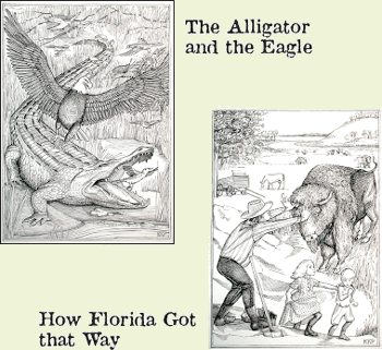 Alligator and the Eagle