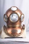 Sponge diving helmet, ca. 1986