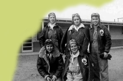 Women Airforce Service Pilots)WASPs) at an airbase in Texas