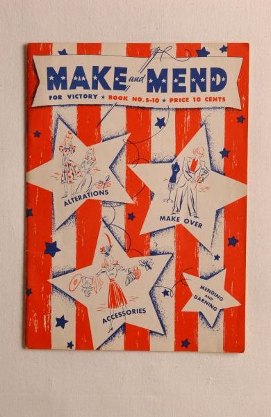 Make and Mend for Victory sewing instruction booklet
