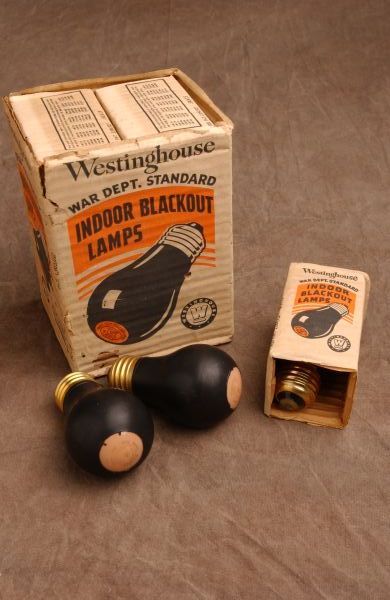 Blackout light bulbs