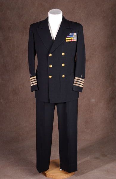 U.S. Navy captain's uniform worn by Albert Raborn