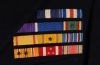 uniform ribbon Navy Cross, the Silver Star, and the Purple Heart
