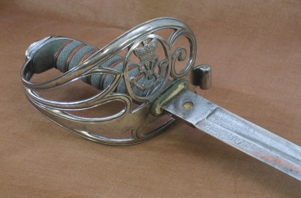 British-pattern officer’s sword, ca. 1861