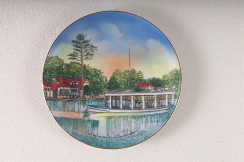 Silver Springs souvenir plate, ca. 1910s-20s