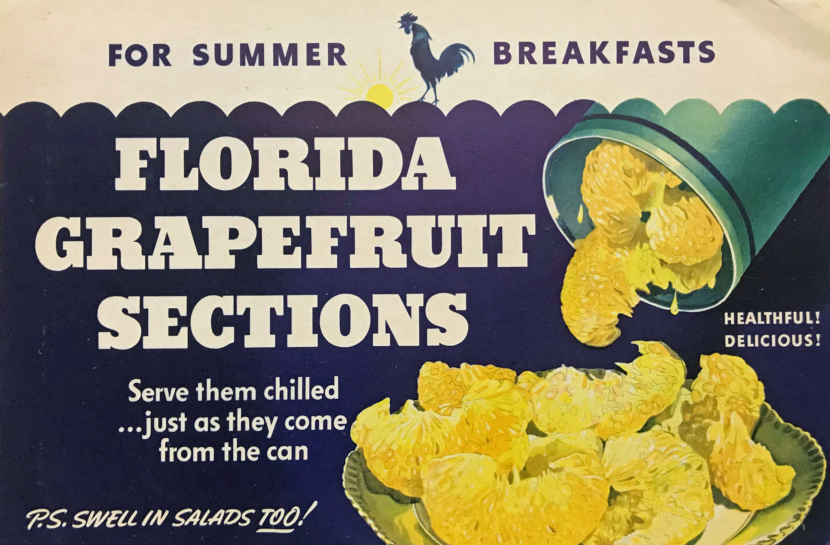 Grapefruit Trade Sign