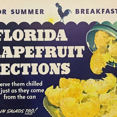 Grapefruit Trade Sign