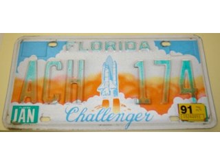 Challenger License Plate