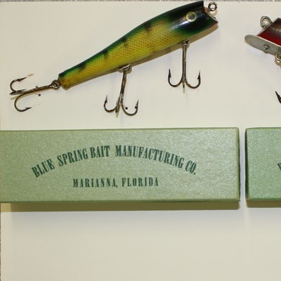 Blue Spring Bait Mfg. Co., ca. 1949–50s