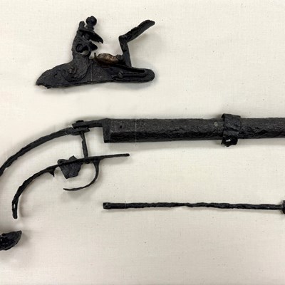 US Model 1836 Military Flintlock Pistol, Second Seminole War period