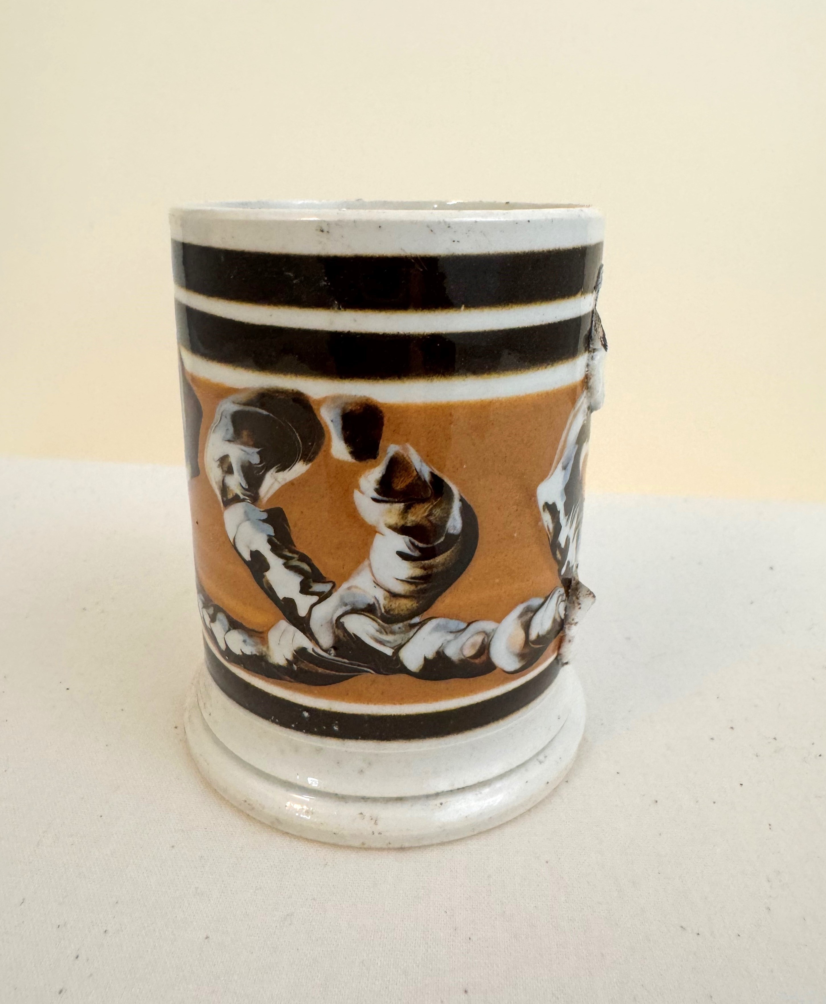 Annular ware mug, ca. 1811–30