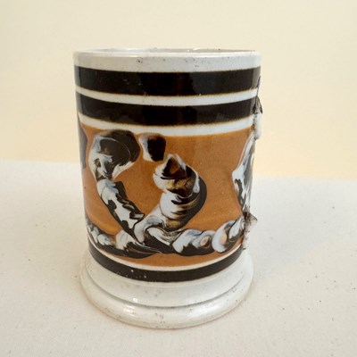 Annular ware mug, ca. 1811–30