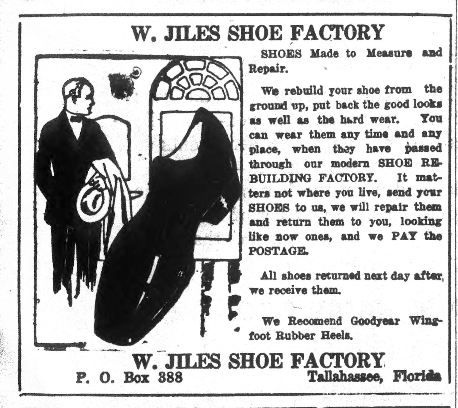 W. Jiles Shoe Factory