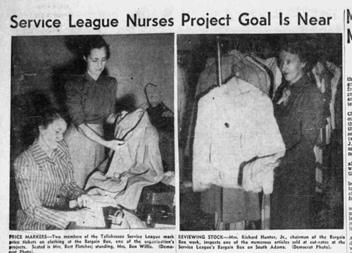 Bargain Box by the Tallahassee Service League,  Tallahassee Democrat, December 23, 1951
