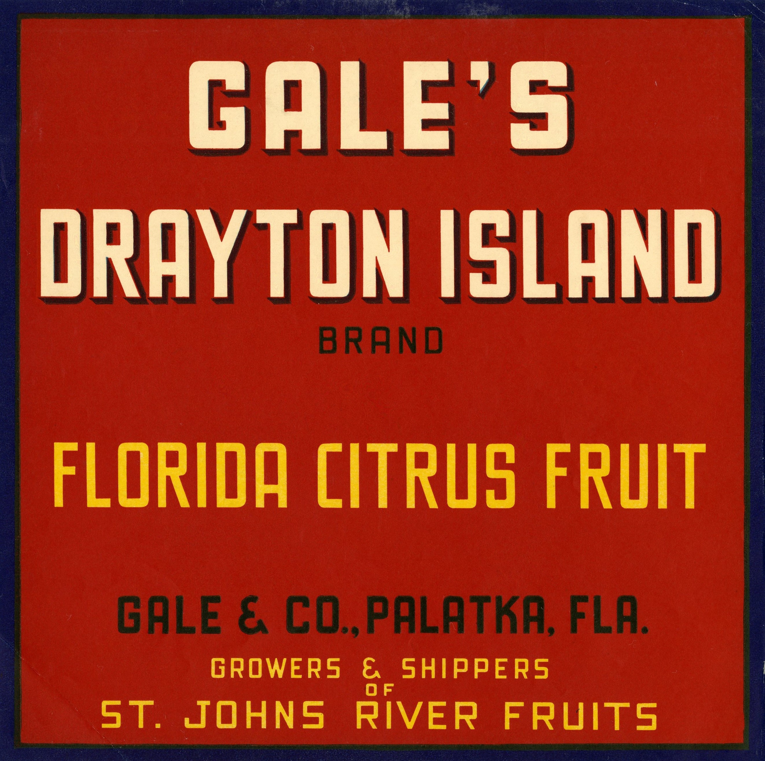 Gale's Drayton Island Brand