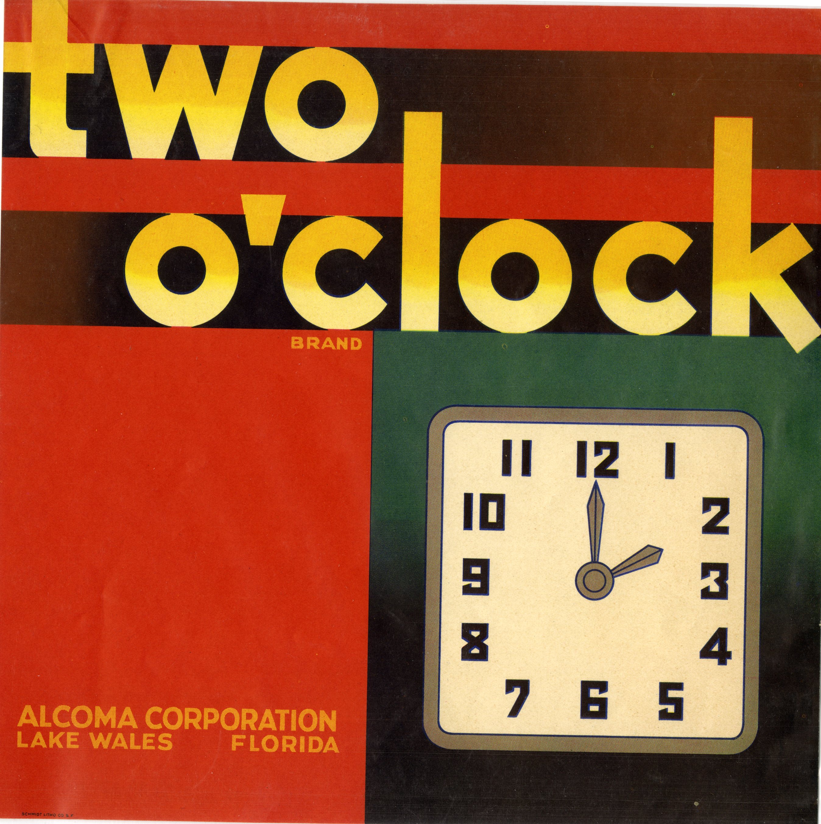 Two O'clock Brand