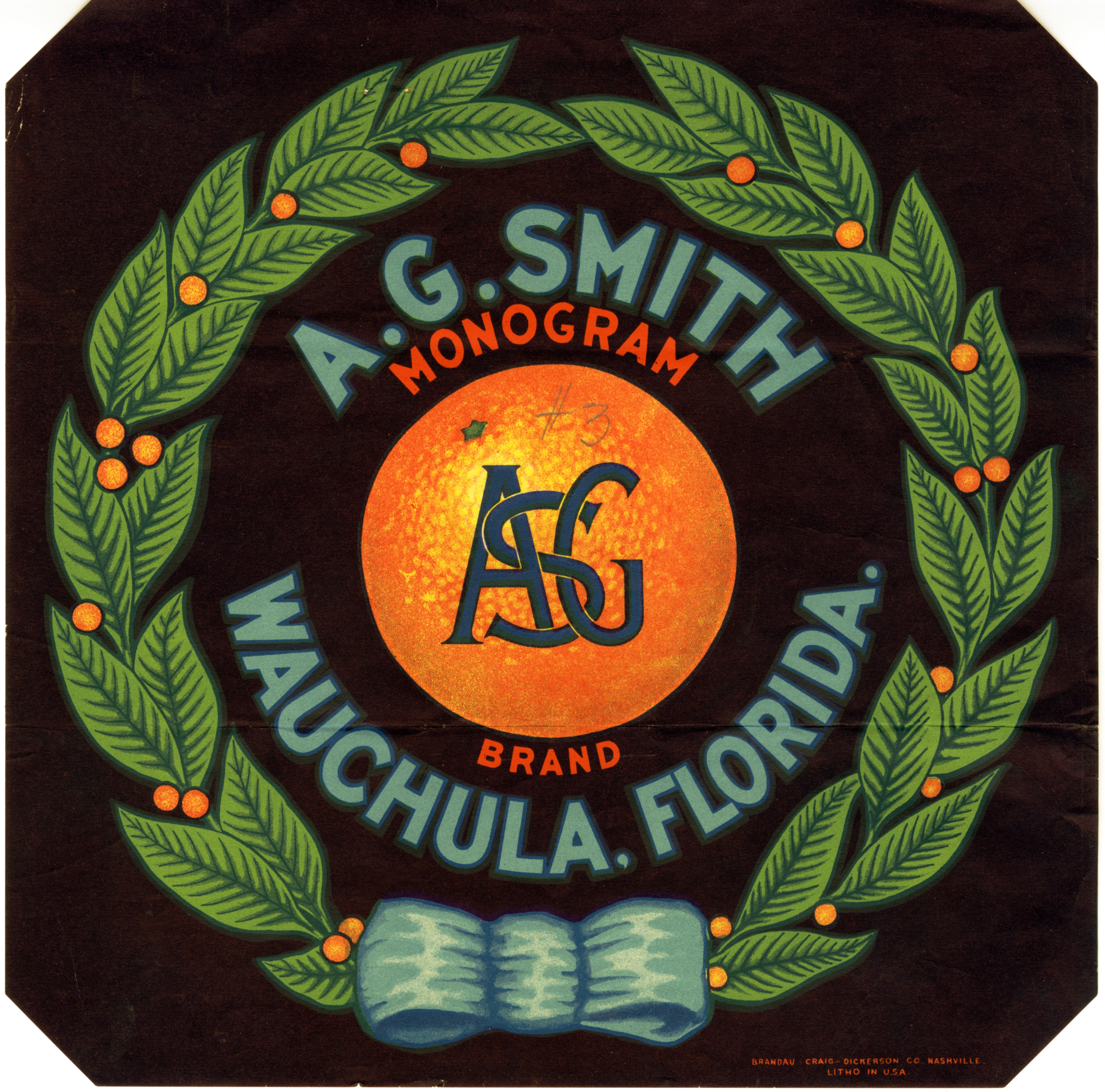 A. G. Smith Monogram Brand